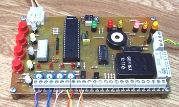 PIC-4 Burglar Alarm Control Panel with 2x20 LCD module