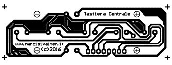 MASTER della Centrale di Allarme a 8 zone