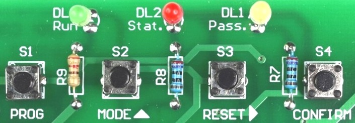 LEDs and Tactile Switches