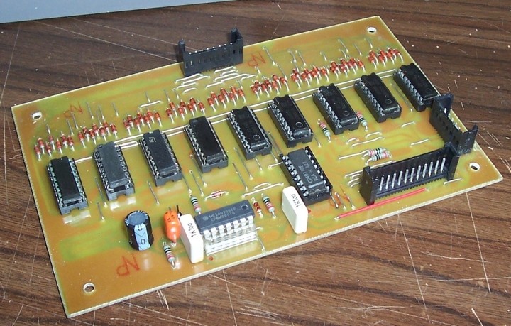 1/1000 DIgital Stopwatch: board of Counter section