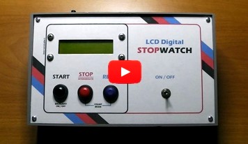 LCD 16x2 Stopwatch - Cronometro Millesimale (firmware 2.0)