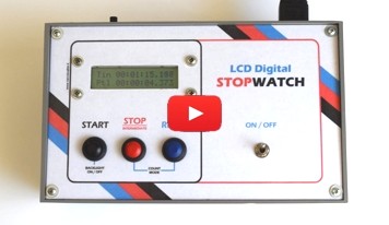 LCD 16x2 Stopwatch - Cronometro Millesimale (firmware 3.0)