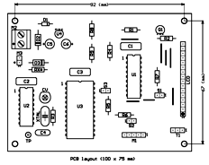 1/1000 LCD Chronometer - Dimensions