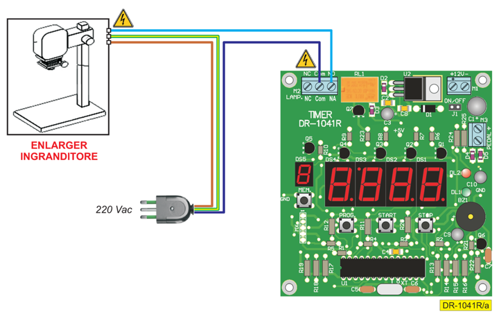 How to connect the Enlarger