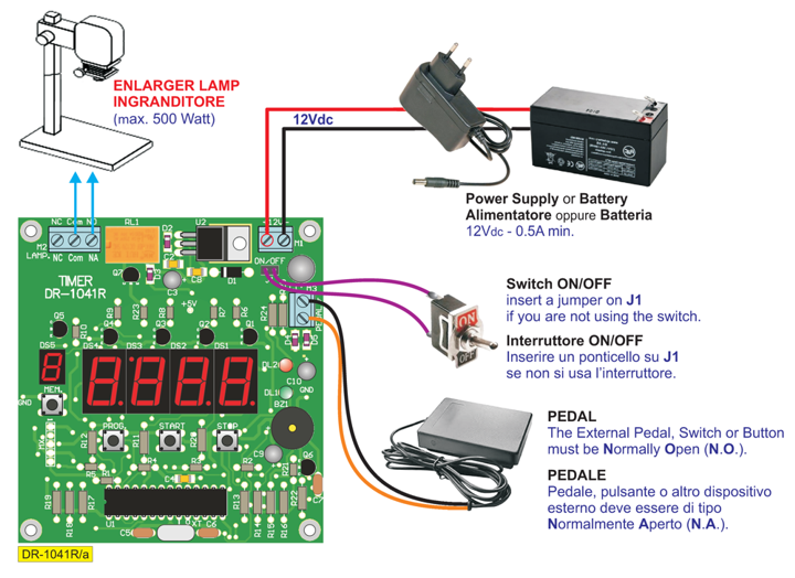 DR-1041R Wiring Diagram
