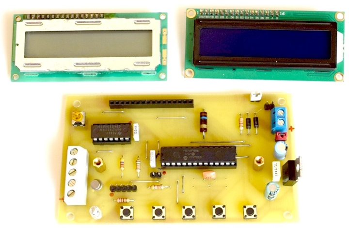LCD Modules for Pulse Generator