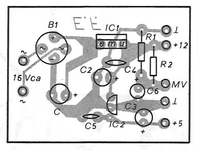 PCB Alimentatore