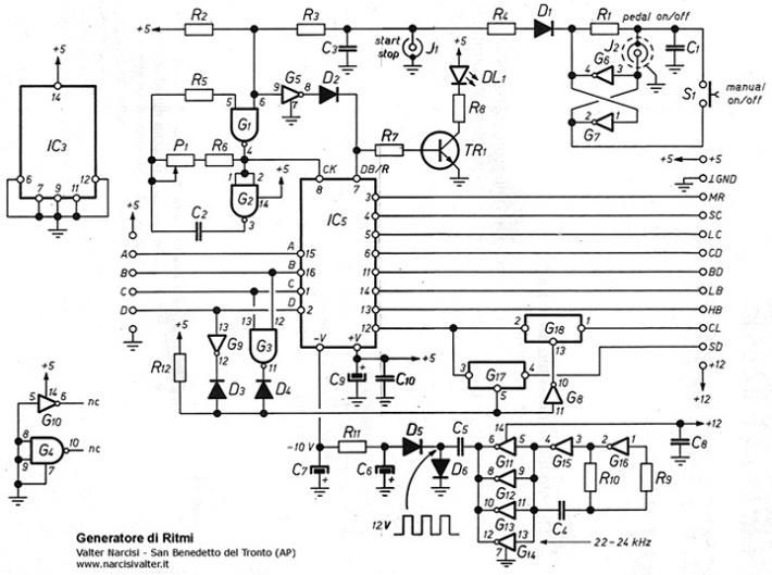 Schema elettrico Generatore