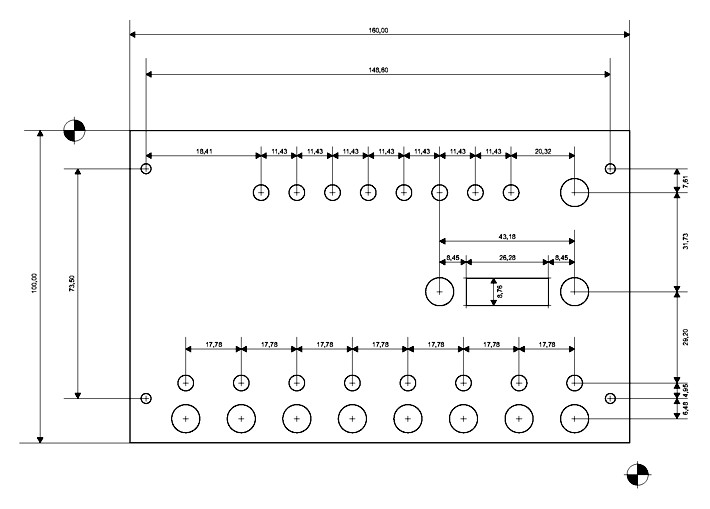 PIano foratura per serigrafia