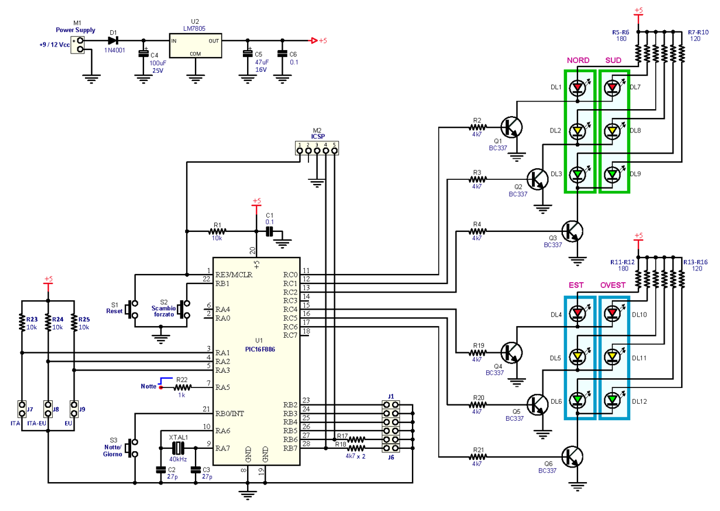 Schematic diagram of New Traffic Light