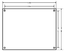 Dimensions of MAIN PCB