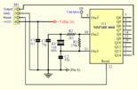 Schema elettrico oscillatore 7.68 MHz