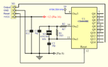 Schema elettrico oscillatore 3.2768 MHz