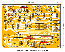 PCB Layout 220V Blinker