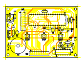 PIC 1000 Stopwatch - PCB Layout