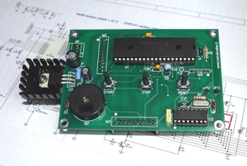 Chronometer 1/1000: PCB of Counter section