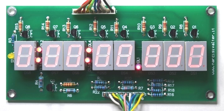 1/1000 Stopwatch Board of Display section