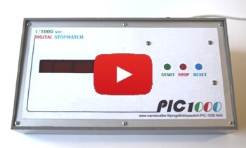 PICmicro 1/1000 sec. Stopwatch - Cronometro Millesimale con PIC (ver. 1.0)