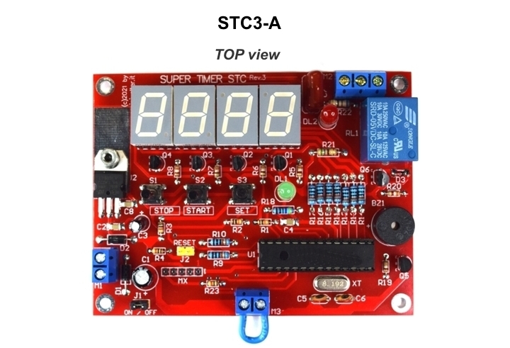 Wiring diagram of Digital Timer