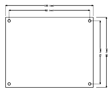 Dimensions and holes