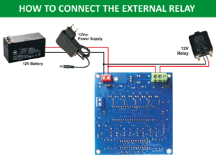 Wiring of External Relay (T-841-S)