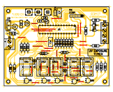 Timer for UV Exposure Box - Board Layout