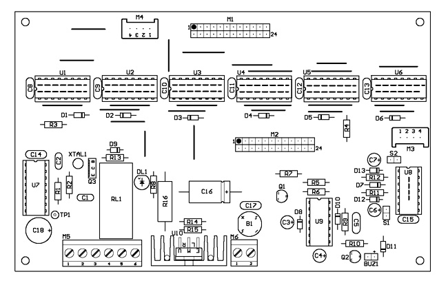 PCB della sez. Controllo